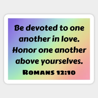 Bible Verse Romans 12:10 Magnet